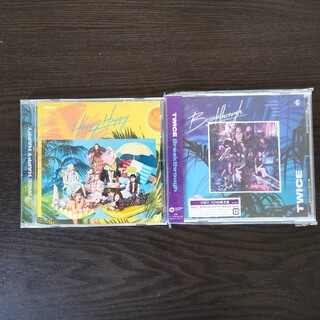 twice cd happyhappy & breakthrough(K-POP/アジア)