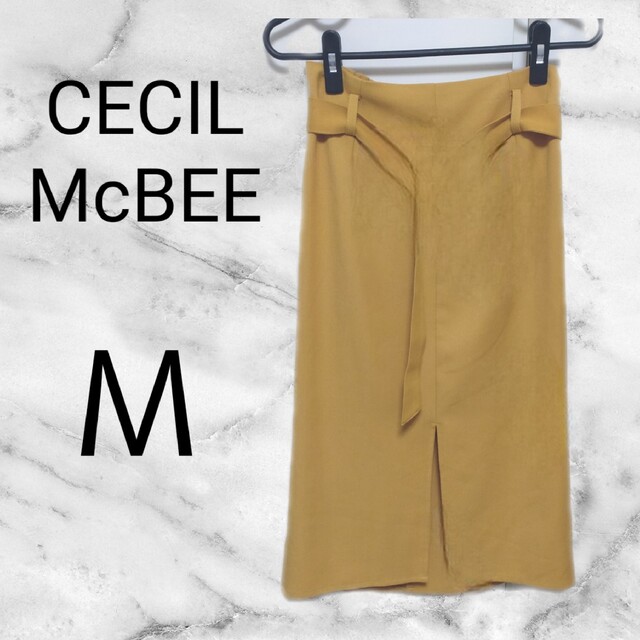 CECIL McBEE(セシルマクビー)のCECIL McBEE　ベルト付きタイトスカート（Ｍ） レディースのスカート(ロングスカート)の商品写真