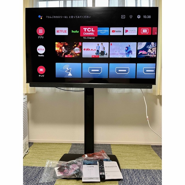 美品　TCL 55C815 55インチ 4K テレビ Android TV