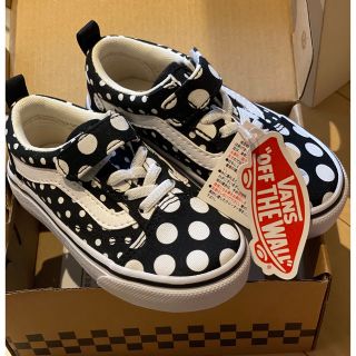 ヴァンズ(VANS)の新品未使用タグ付 子供靴15cm VANS OLD SKOOL ドット(スニーカー)