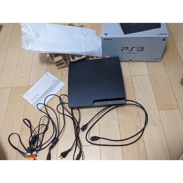 PS3 本体、ケーブルあり、コントローラーなし