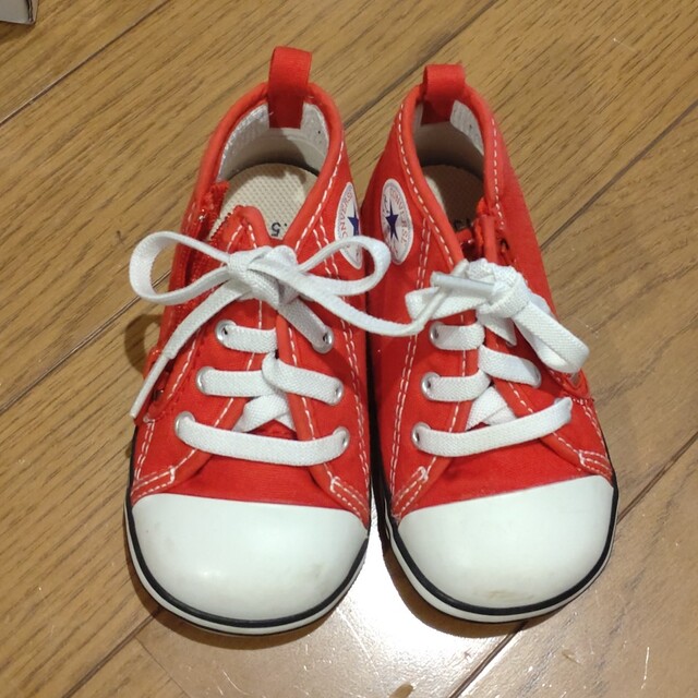 CONVERSE(コンバース)のコンバース♡レッド キッズ/ベビー/マタニティのベビー靴/シューズ(~14cm)(スニーカー)の商品写真