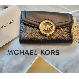 マイケルコース(Michael Kors)の再値下げ★新品★MICHAEL KORSキーケース ブラック人気デザイン 未使用(キーケース)