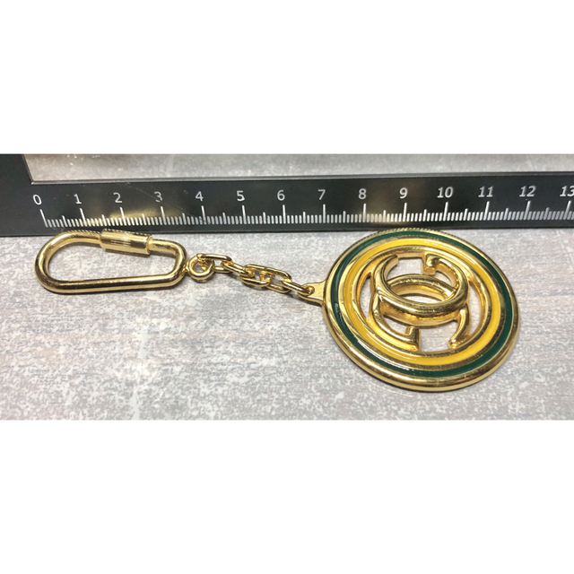 GUCCI - グッチ キーホルダー ゴールド シェリー GUCCI GUCCI - グッチ キーホルダー ゴールド シェリー GUCCI