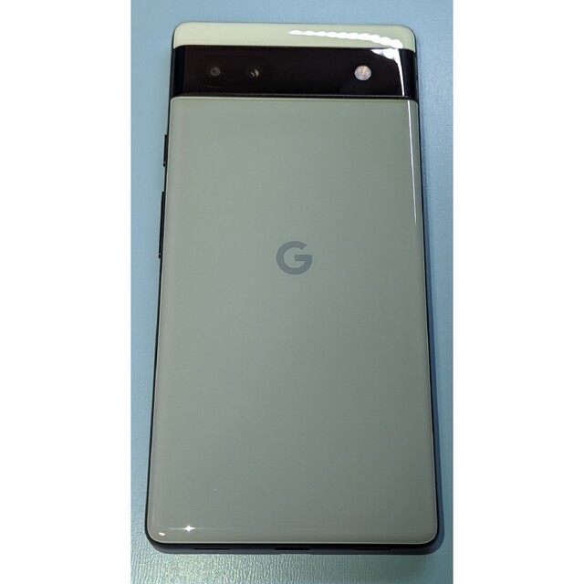 Google Pixel(グーグルピクセル)のgoogle pixel6a(セージ)本体＋小物 スマホ/家電/カメラのスマートフォン/携帯電話(スマートフォン本体)の商品写真