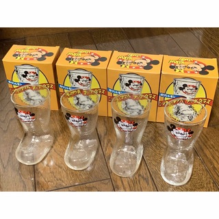 ディズニー(Disney)のキリンレモン ディズニー ブーツグラス 4個セット(グラス/カップ)