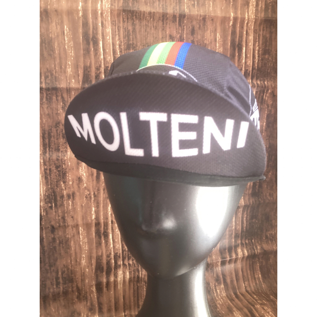 ④MOLTENI　新品　レトロなデザイン　サイクルキャップ