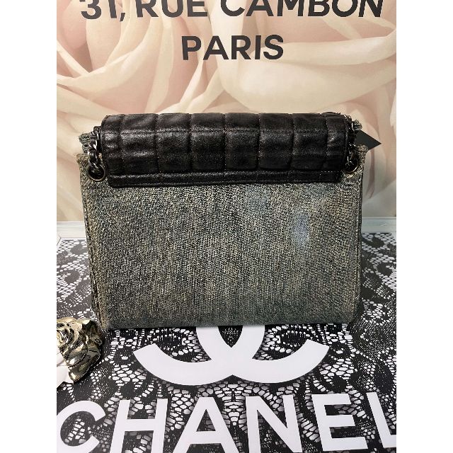 CHANEL   正規超美品シャネル 2. Wチェーンショルダーチョコバー