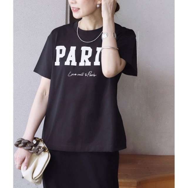 VERMEIL par iena PARISロゴTシャツ 新入荷 vivacf.net
