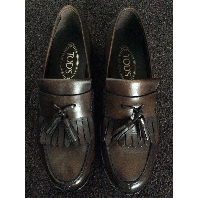 △超カッコイイ△ 新品未使用 TOD'S メンズ ローファーシューズ UK6