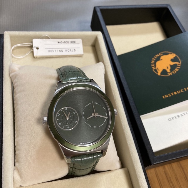 HUNTING WORLD(ハンティングワールド)のhwd020  HUNTING WORLD 腕時計 デュアル メンズの時計(腕時計(アナログ))の商品写真