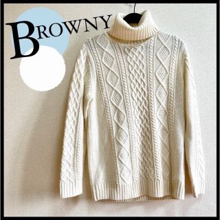 ブラウニー(BROWNY)のBROWNY ブラウニー M メンズ ニット ハイネック 暖かい 長袖(ニット/セーター)