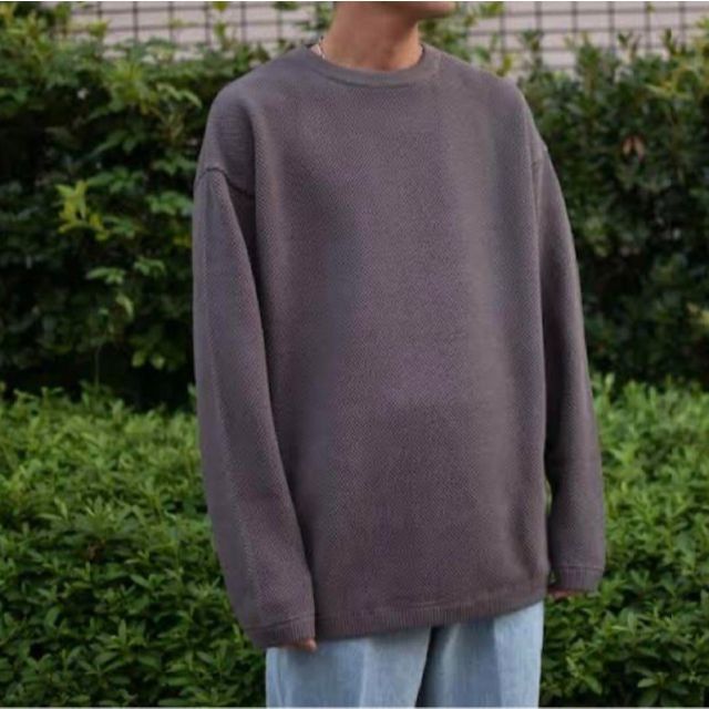 18ss Crepuscule クレプスキュール  鹿の子 ニット ポロシャツ