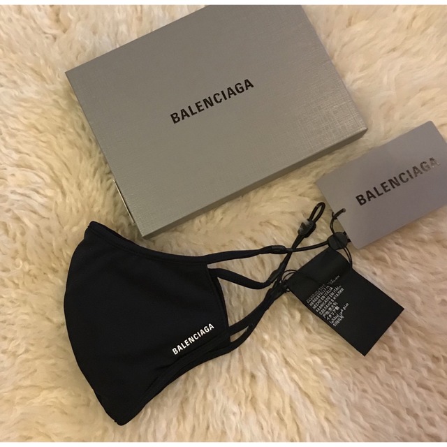 【新品未使用】バレンシアガ BALENCIAGA マスク ブラック