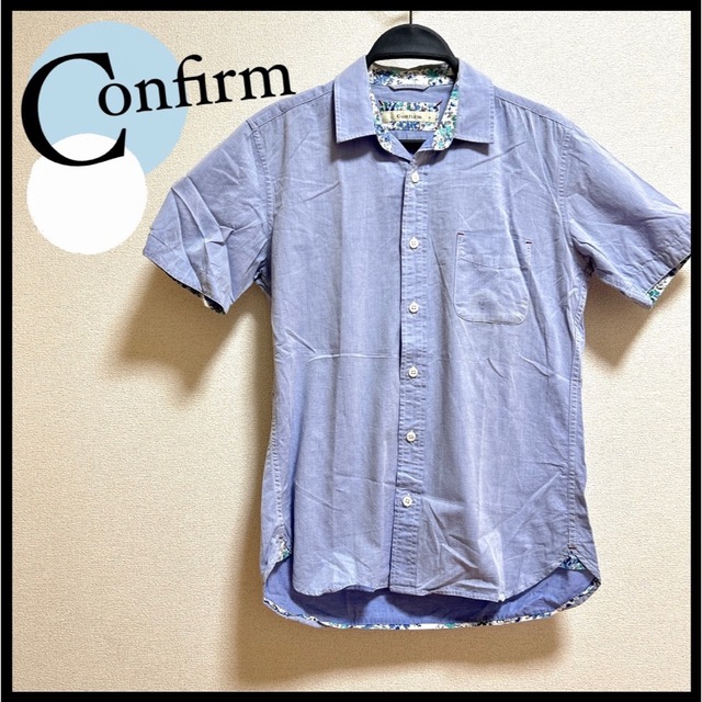 Confirm(コンファーム)のConfirm コンファーム M メンズ 半袖シャツ オフィス おしゃれ メンズのトップス(Tシャツ/カットソー(半袖/袖なし))の商品写真