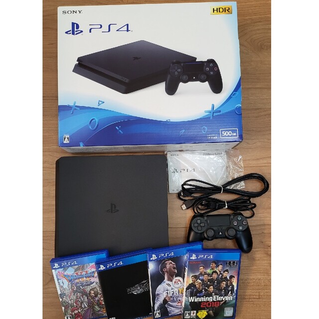 SONY PlayStation4 CUH-2200AB01 ソフト4本付きSONY - 家庭用ゲーム機本体