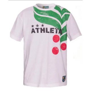 アスレタ(ATHLETA)の送料無料 新品 ATHLETA カフェブラロゴＴシャツ S ホワイト(ウェア)