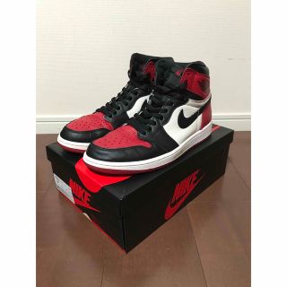 ジョーダン(Jordan Brand（NIKE）)のNIKE AIR JORDAN 1 HIGH OG ブレッドトゥ(スニーカー)