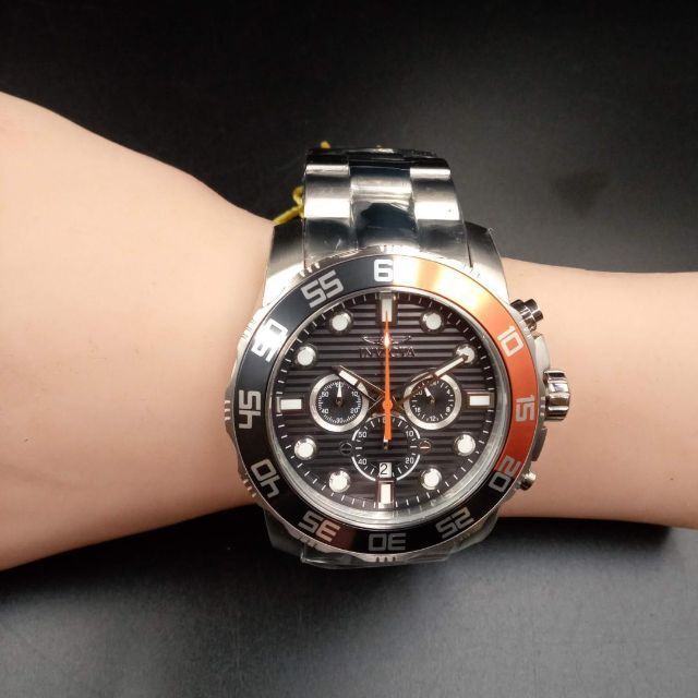 INVICTA(インビクタ)の【新品未使用】定価8万 INVICTA メンズ 腕時計 プロダイバー ブラック メンズの時計(腕時計(アナログ))の商品写真