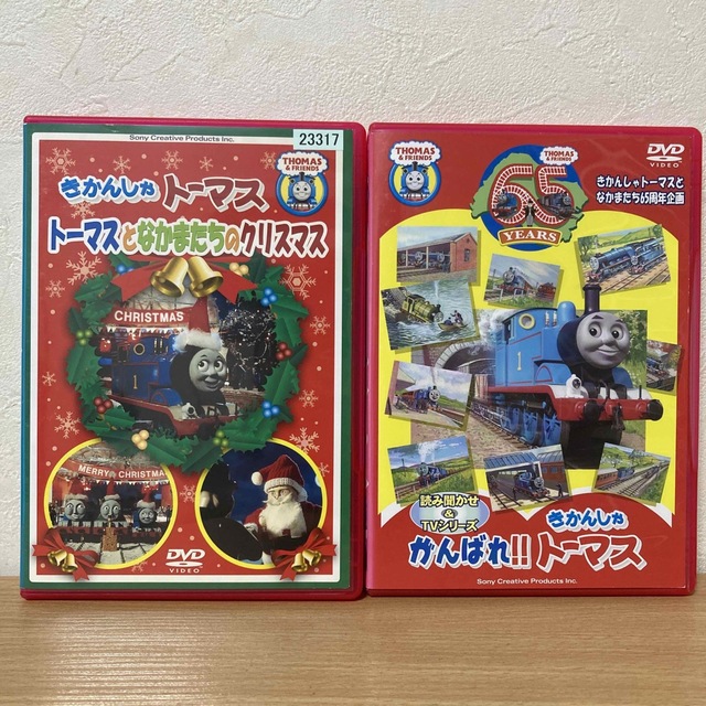 THOMAS(トーマス)のきかんしゃトーマス　 DVD  2本　　な65 エンタメ/ホビーのDVD/ブルーレイ(キッズ/ファミリー)の商品写真