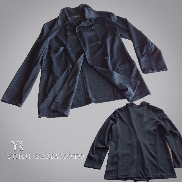 Yohji Yamamoto ヨウジヤマモト　夏用ジャケット　透け感　長袖　黒