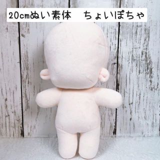 20cm 着せ替えぬいぐるみ　素体　ちょいぽちゃ体型　Cなし(その他)