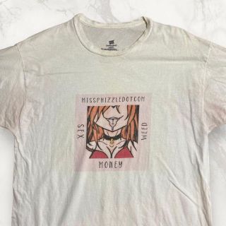 HRG  90s 00s  白 SEX MONEY WEED 女の子 Tシャツ(Tシャツ/カットソー(半袖/袖なし))