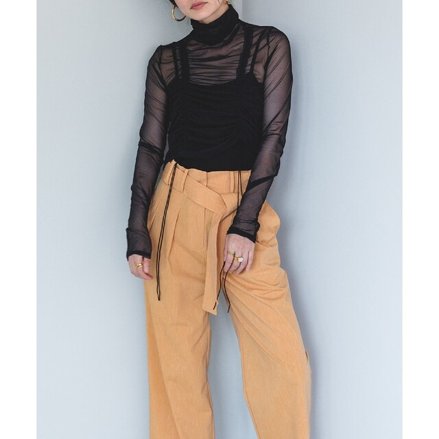 STUDIOUS(ステュディオス)のchuclla mesh tops レディースのトップス(カットソー(長袖/七分))の商品写真