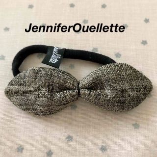 ジェニファーウォーレット(JENNIFER OUELLETTE)のシックな柄のリボンヘアゴム★ジェニファーオーレット★参観日などの行事に(ヘアゴム/シュシュ)