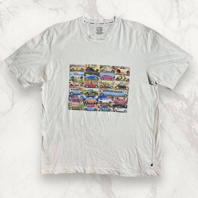 HRC 90s 00s  白 カラフル　車　カスタム　カー　プリント Tシャツ メンズのトップス(Tシャツ/カットソー(半袖/袖なし))の商品写真