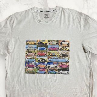 HRC 90s 00s  白 カラフル　車　カスタム　カー　プリント Tシャツ(Tシャツ/カットソー(半袖/袖なし))