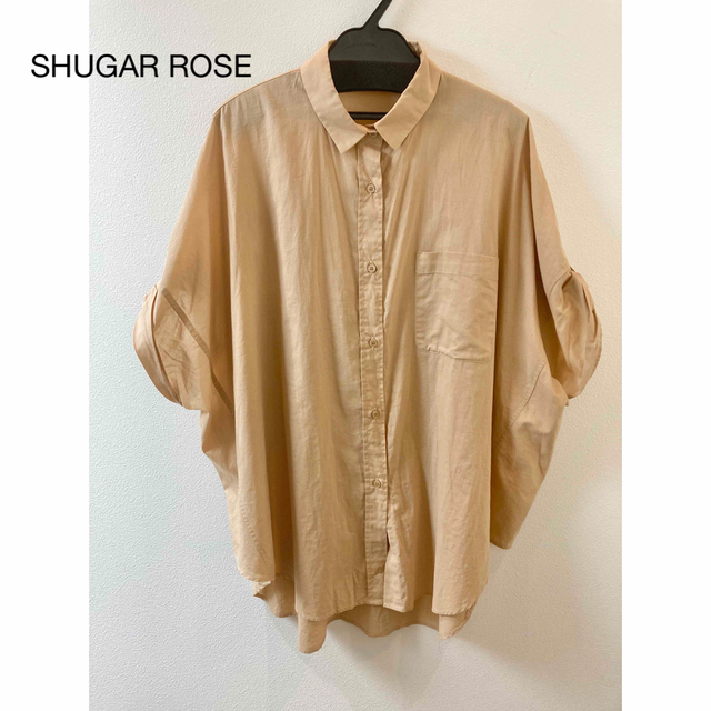 Sugar Rose(シュガーローズ)のSHUGAR ROSE ドルマンシャツ レディースのトップス(シャツ/ブラウス(半袖/袖なし))の商品写真