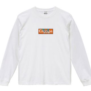 即完！！Change☆BOXLOGO 2015 L/S TOP (White)☆(Tシャツ/カットソー(七分/長袖))