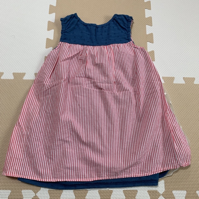 daddy oh daddy(ダディオーダディー)のリバーシブル　ワンピース　100 キッズ/ベビー/マタニティのキッズ服女の子用(90cm~)(ワンピース)の商品写真