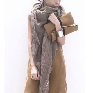 アパルトモンドゥーズィエムクラス(L'Appartement DEUXIEME CLASSE)の【MAISON DE VACANCES】Linen Stole(ストール/パシュミナ)