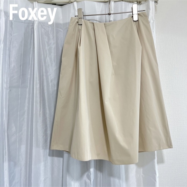 FOXEY NEWYORK フォクシー フレアスカート グログランブーケ - ひざ丈