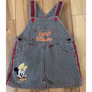 オシュコシュ(OshKosh)のvintage Disney Babies ジャンパースカート　キッズ古着(スカート)