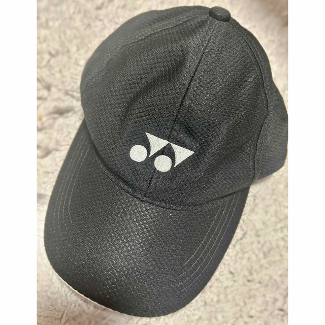 YONEX(ヨネックス)のヨネックス YONEX テニス 帽子 ジュニア メッシュキャップ 黒 スポーツ/アウトドアのテニス(ウェア)の商品写真
