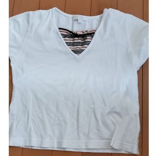 バーバリー(BURBERRY)のバーバリー　130㎝　Tシャツ　白　ホワイト(Tシャツ/カットソー)