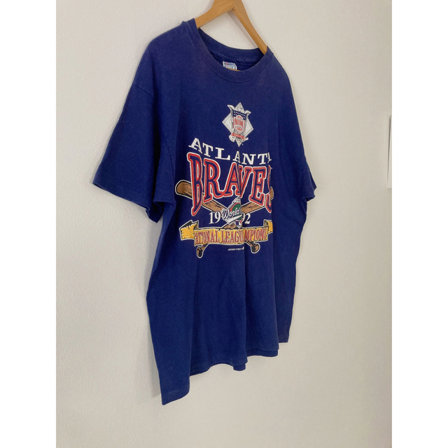 90s 00s Hanes　メジャーリーグ　MLB　ビッグプリント　Tシャツ