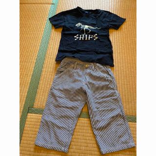 シップスキッズ(SHIPS KIDS)のシップス　Tシャツ、パンツセット　130(パンツ/スパッツ)