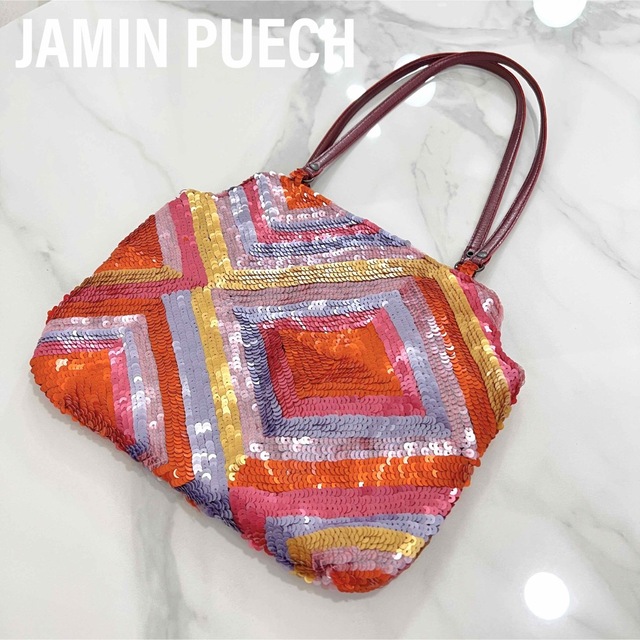 JAMIN PUECH☆スパンコール フリンジバッグ ジャマンピュエッシュ-