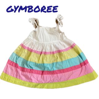 ジンボリー(GYMBOREE)のGyMBOREE ワンピース　レインボー　vintage(ワンピース)