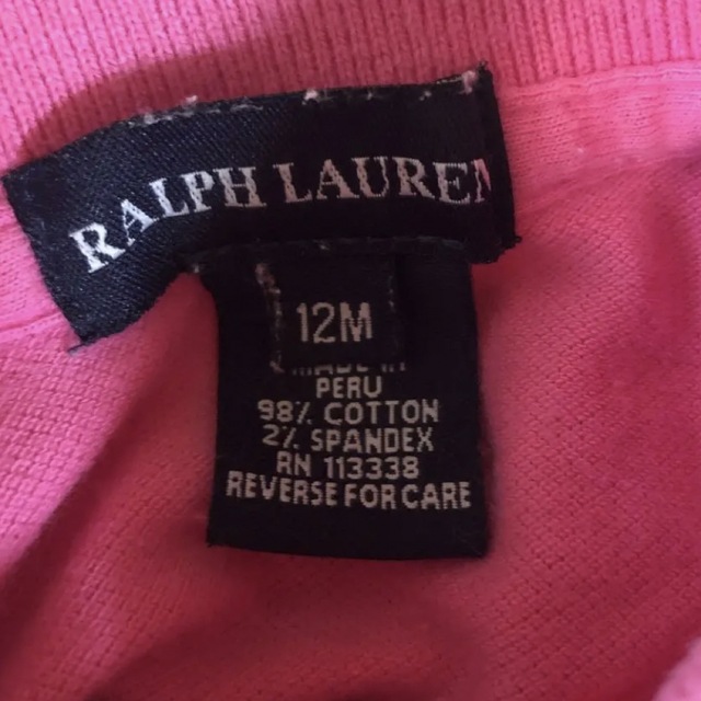 Ralph Lauren(ラルフローレン)のラルフローレン  女の子　ポロシャツ キッズ/ベビー/マタニティのベビー服(~85cm)(Ｔシャツ)の商品写真