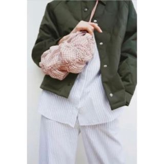 ザラ(ZARA)のZARA♡ギンガムチェックシフォンギャザーショルダーバッグ(ショルダーバッグ)