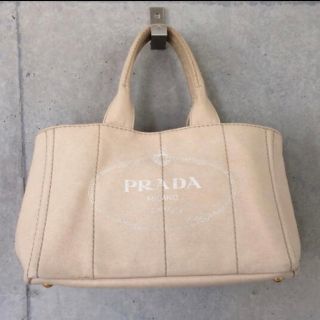 プラダ(PRADA)のプラダ　カナパ　Ｌ　ベージュ　corda(トートバッグ)