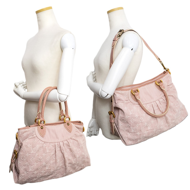 ルイ ヴィトン ネオ カヴィ MM 2Way ショルダー ハンドバッグ モノグラムデニム レザー ローズ ピンク M95836 LOUIS VUITTON(中古)