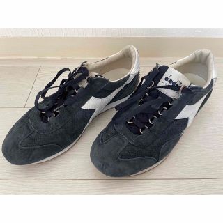 ディアドラヘリテージ(diadora HERITAGE)の【美品】【値下げ】ディアドラ ヘリテージ 紺 26.5cm 大人 スニーカー(スニーカー)