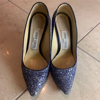 ジミーチュウ(JIMMY CHOO)のジミーチュウ パンプス 34 1/2 グリッター(ハイヒール/パンプス)