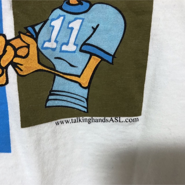 Lee(リー)の【Lee】USA製 半袖Tシャツ 手話　デカプリント　リー　アメリカ製42 メンズのトップス(Tシャツ/カットソー(半袖/袖なし))の商品写真